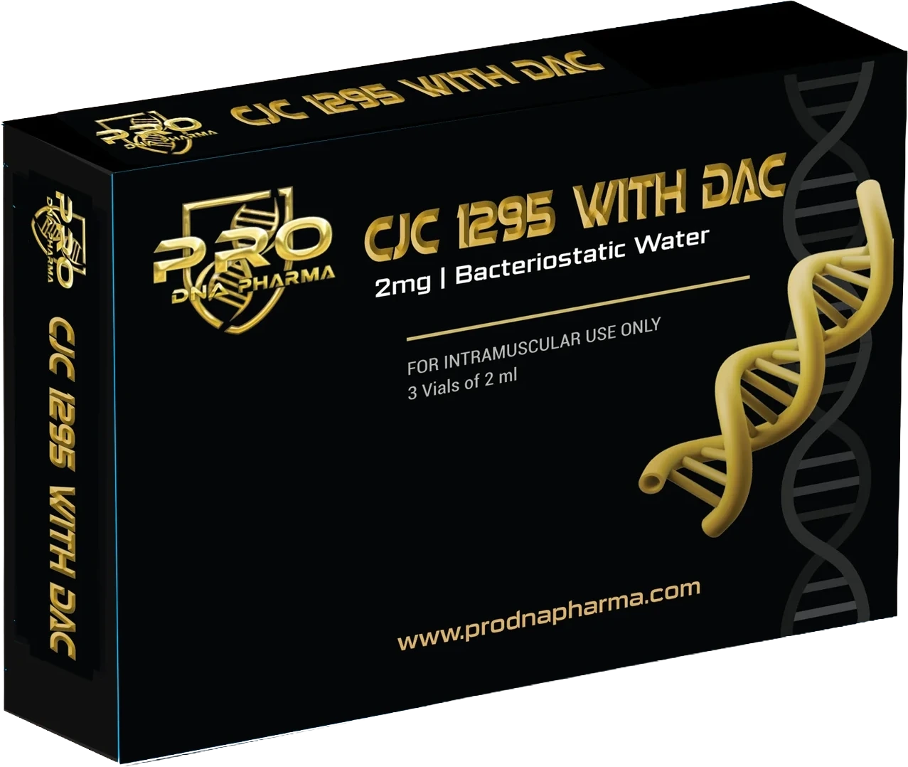 CJC 1295 with DAC 2 mg — Pro DNA Pharma product packaging