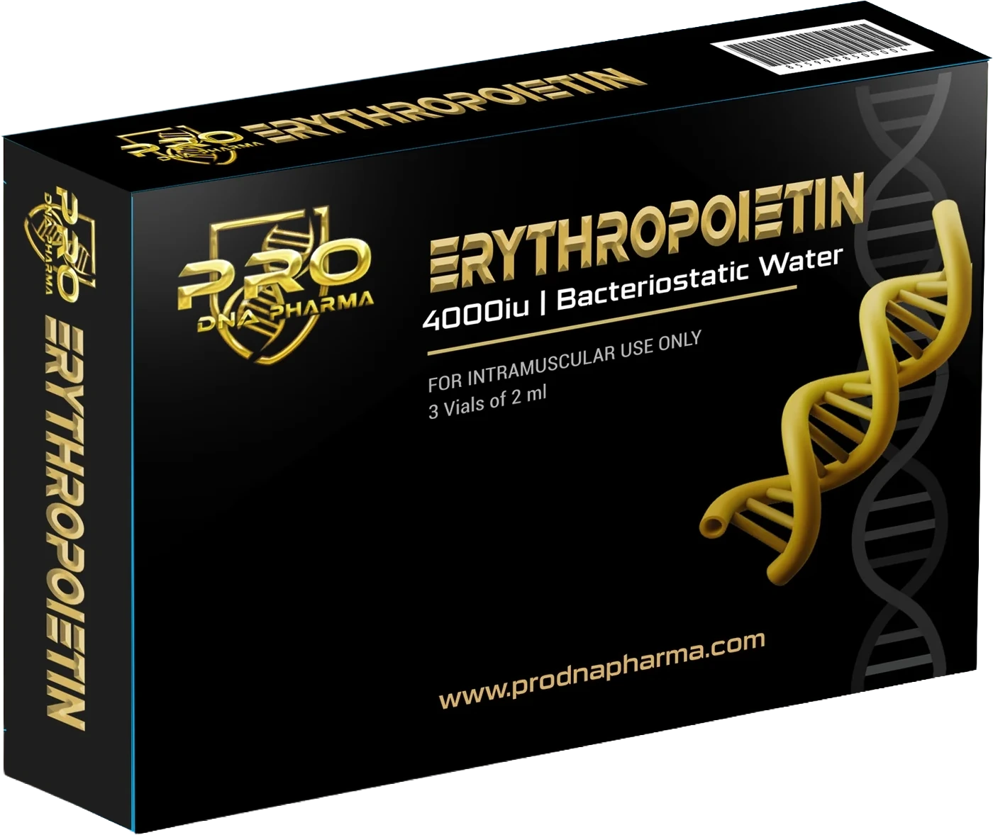 Erythropoietin 4000 IU — Pro DNA Pharma product packaging