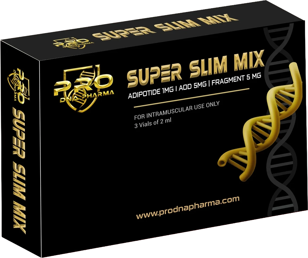Super Slim Mix 1 mg + 5 mg + 5 mg — Pro DNA Pharma product packaging