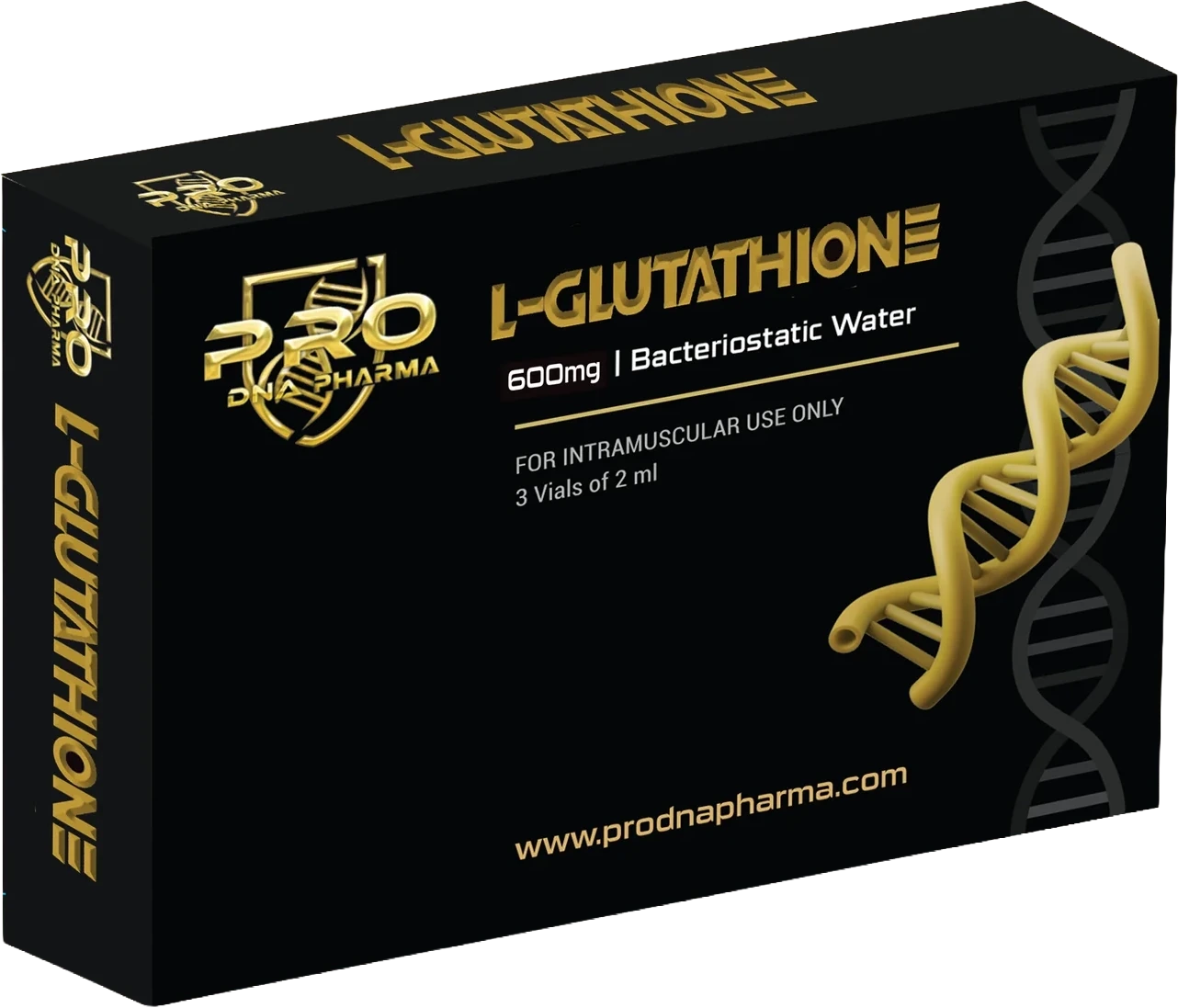 L-Glutathione 600 mg — Pro DNA Pharma product packaging