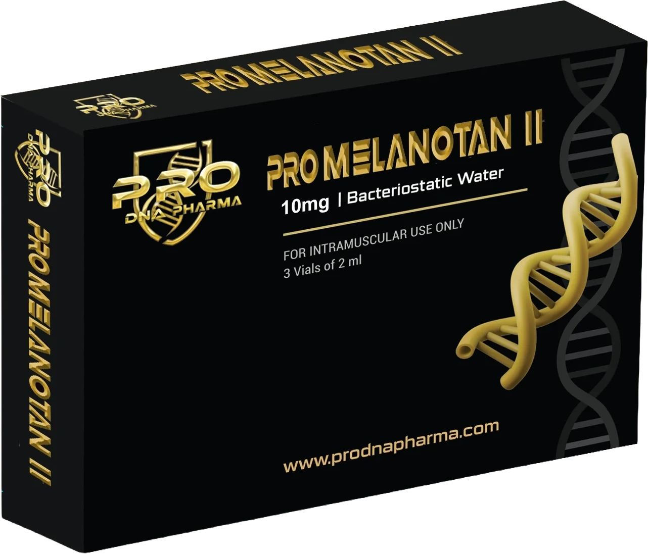 Promelanotan II 10 mg — Pro DNA Pharma product packaging