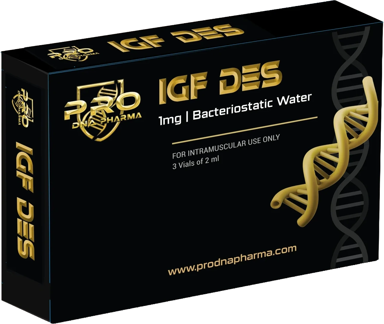 IGF DES 1 mg — Pro DNA Pharma product packaging