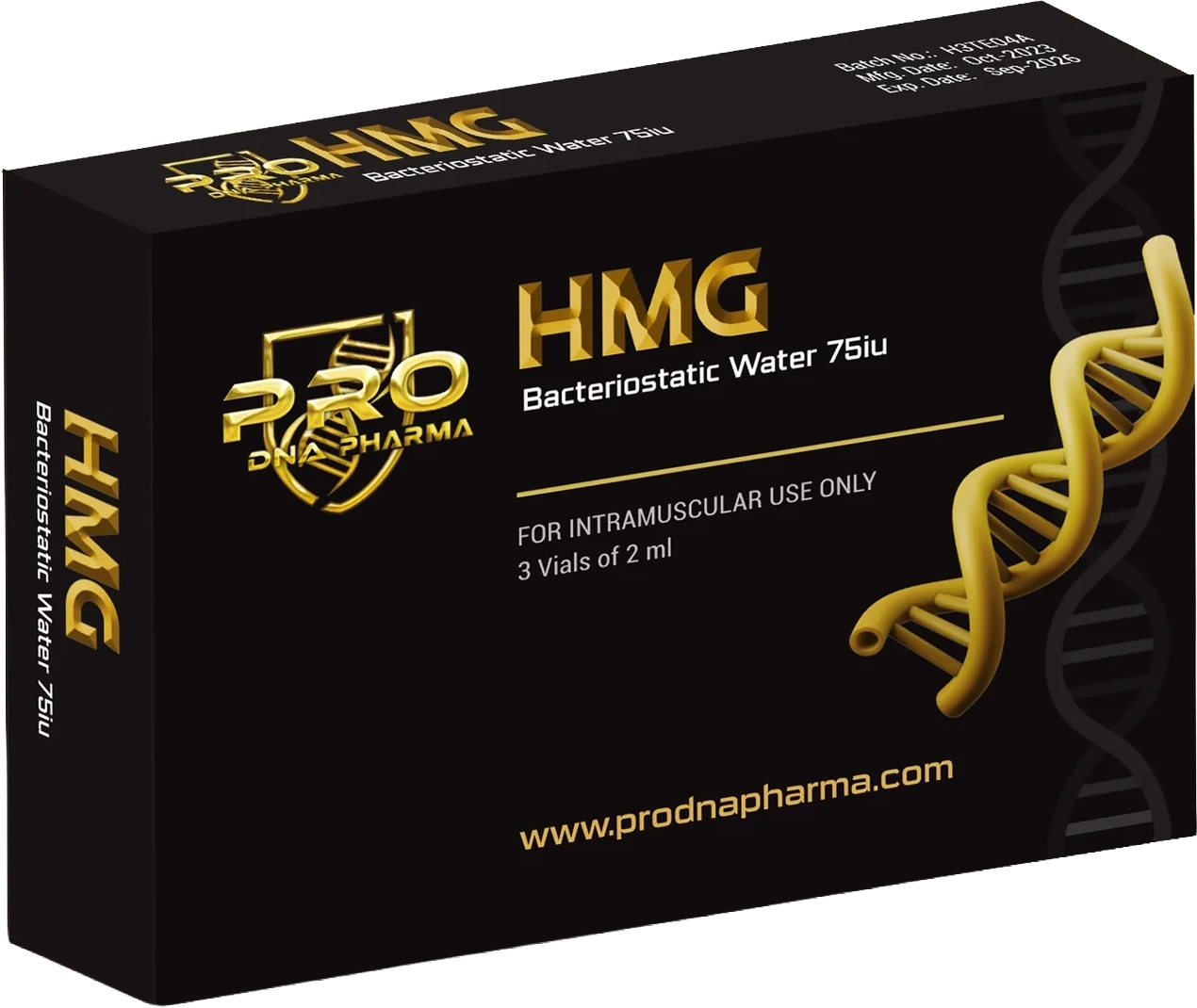 HMG 75 IU — Pro DNA Pharma product packaging