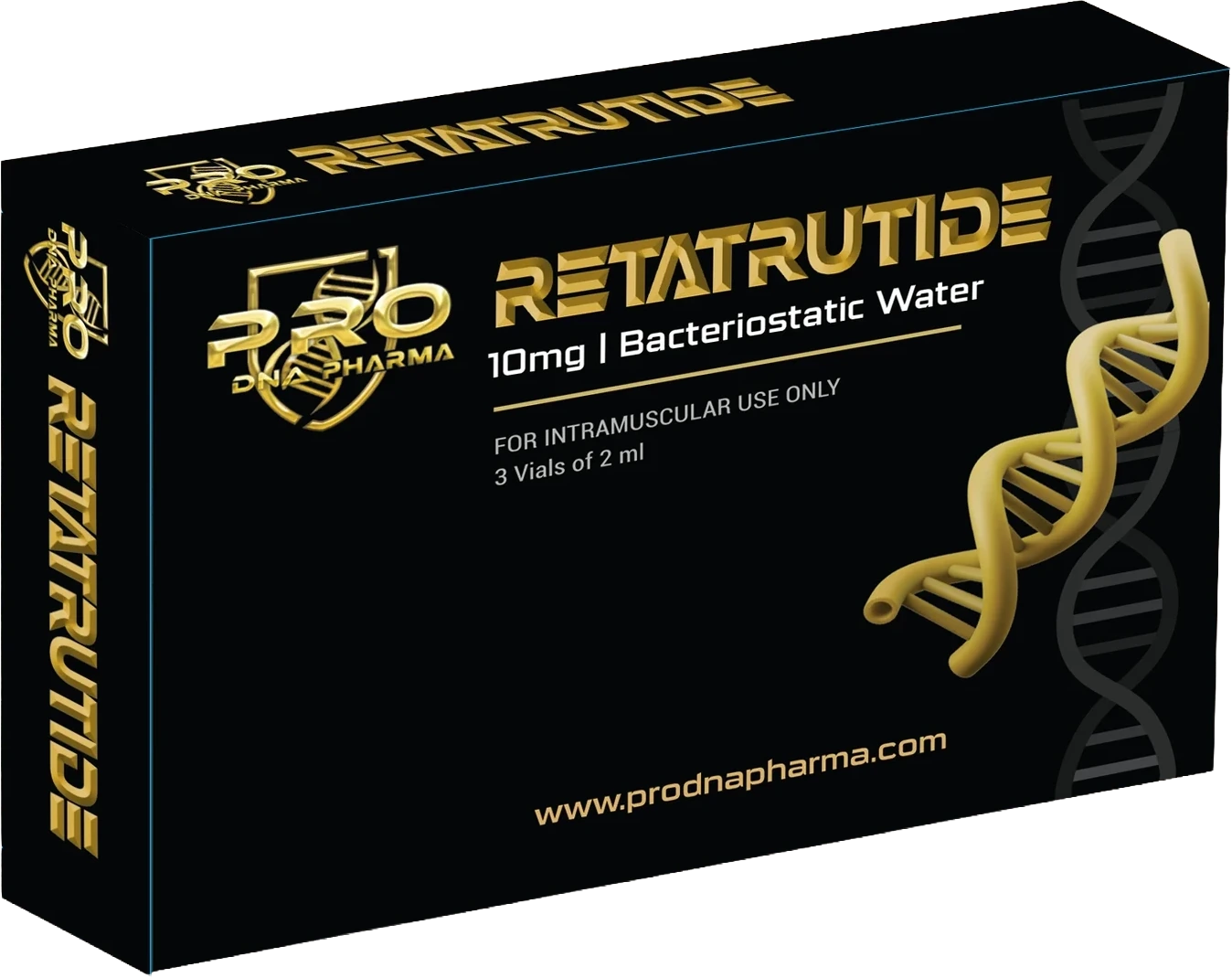 Retatrutide 10 mg — Pro DNA Pharma product packaging