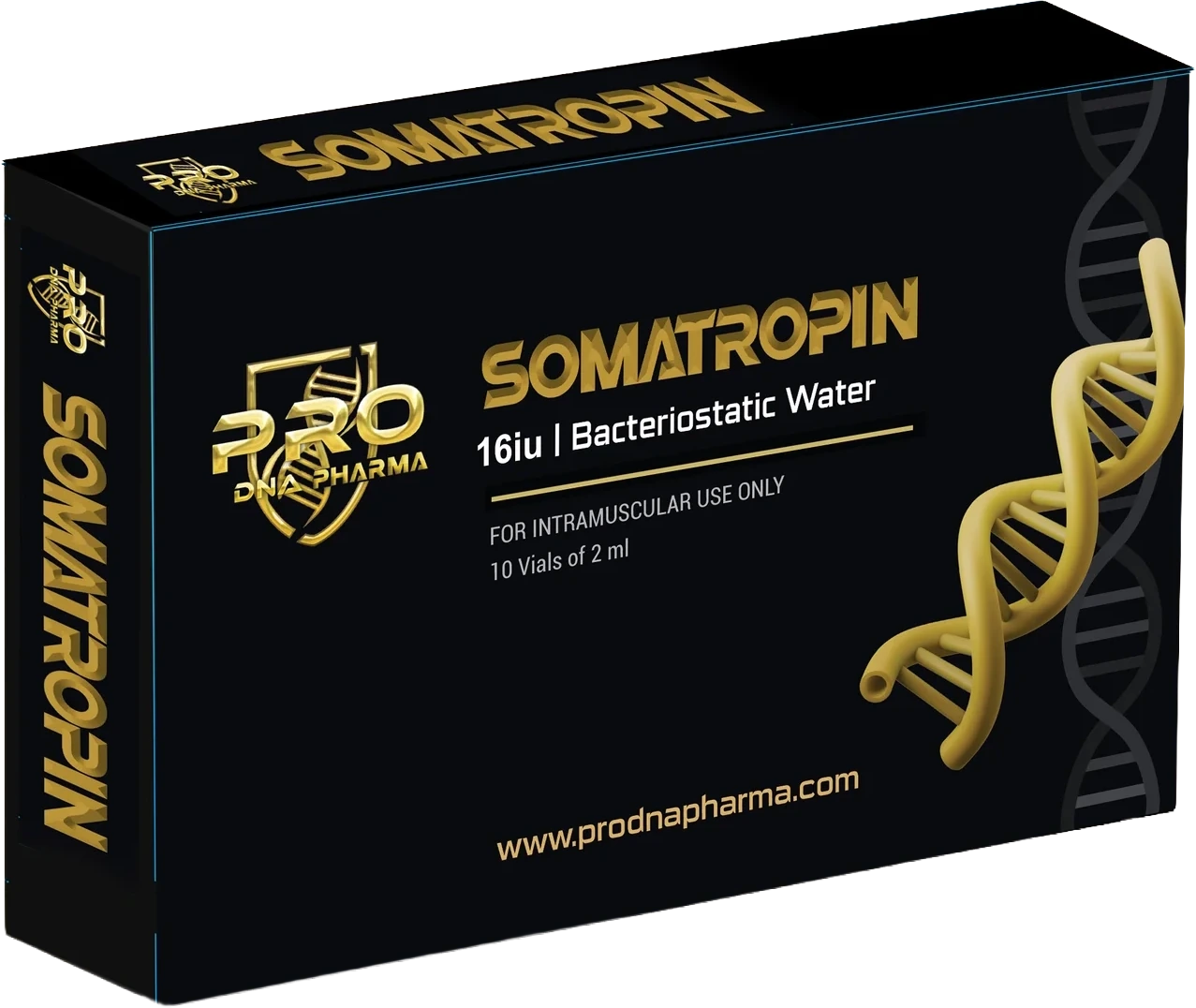 Somatropin 16 IU — Pro DNA Pharma product packaging