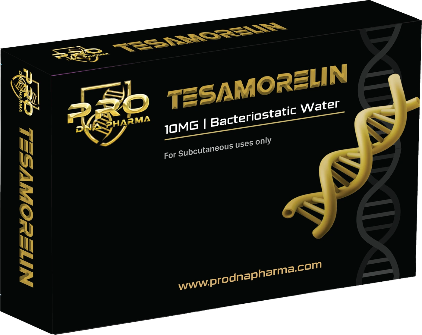 Tesamorelin 10 mg — Pro DNA Pharma product packaging