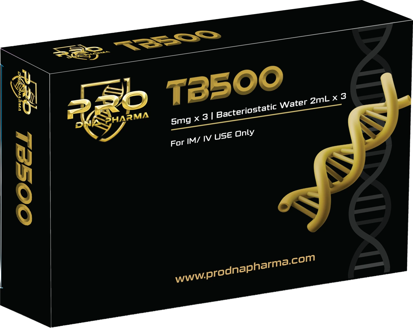 TB500 5 mg × 3 — Pro DNA Pharma product packaging