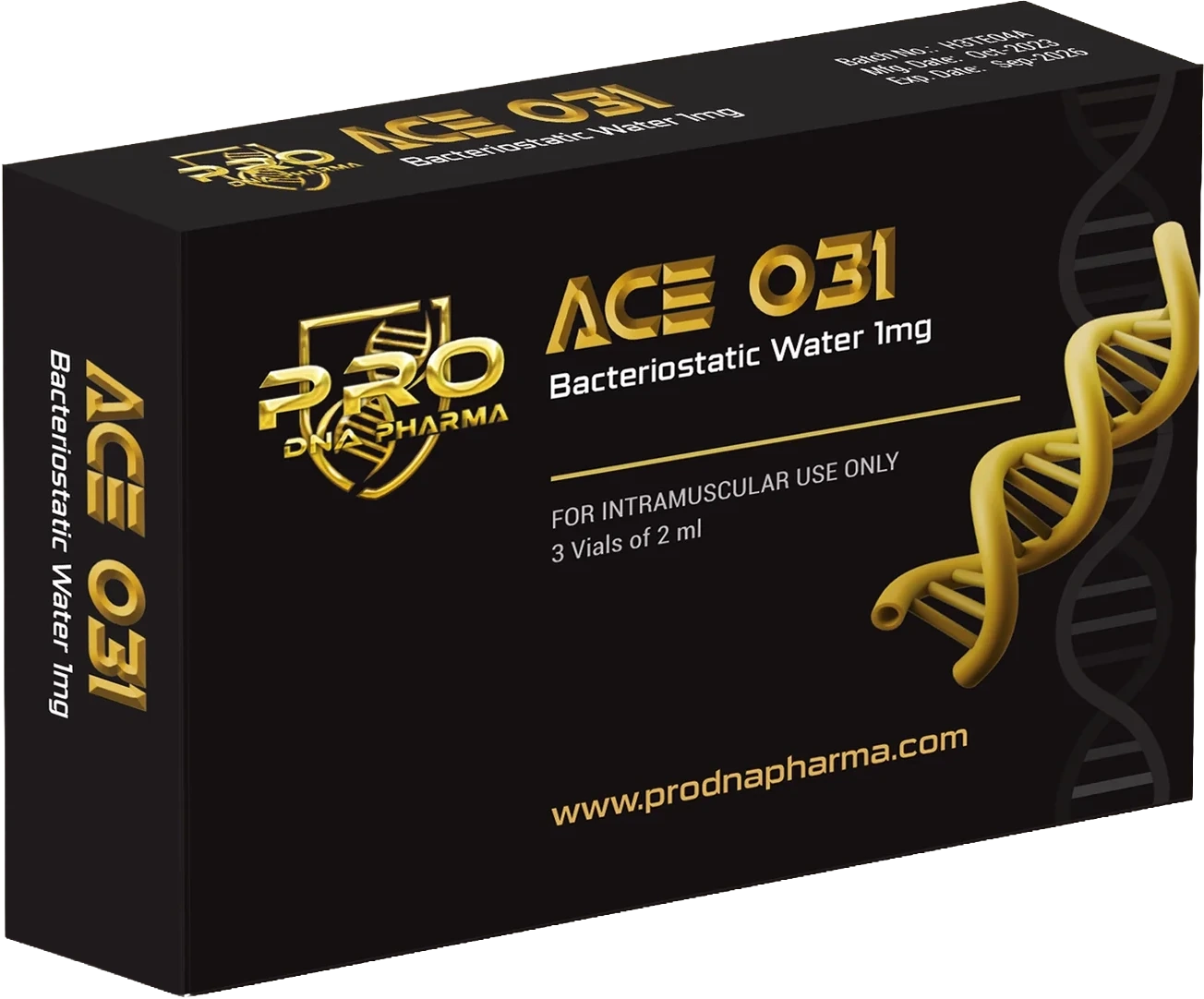 ACE 031 1 mg — Pro DNA Pharma product packaging