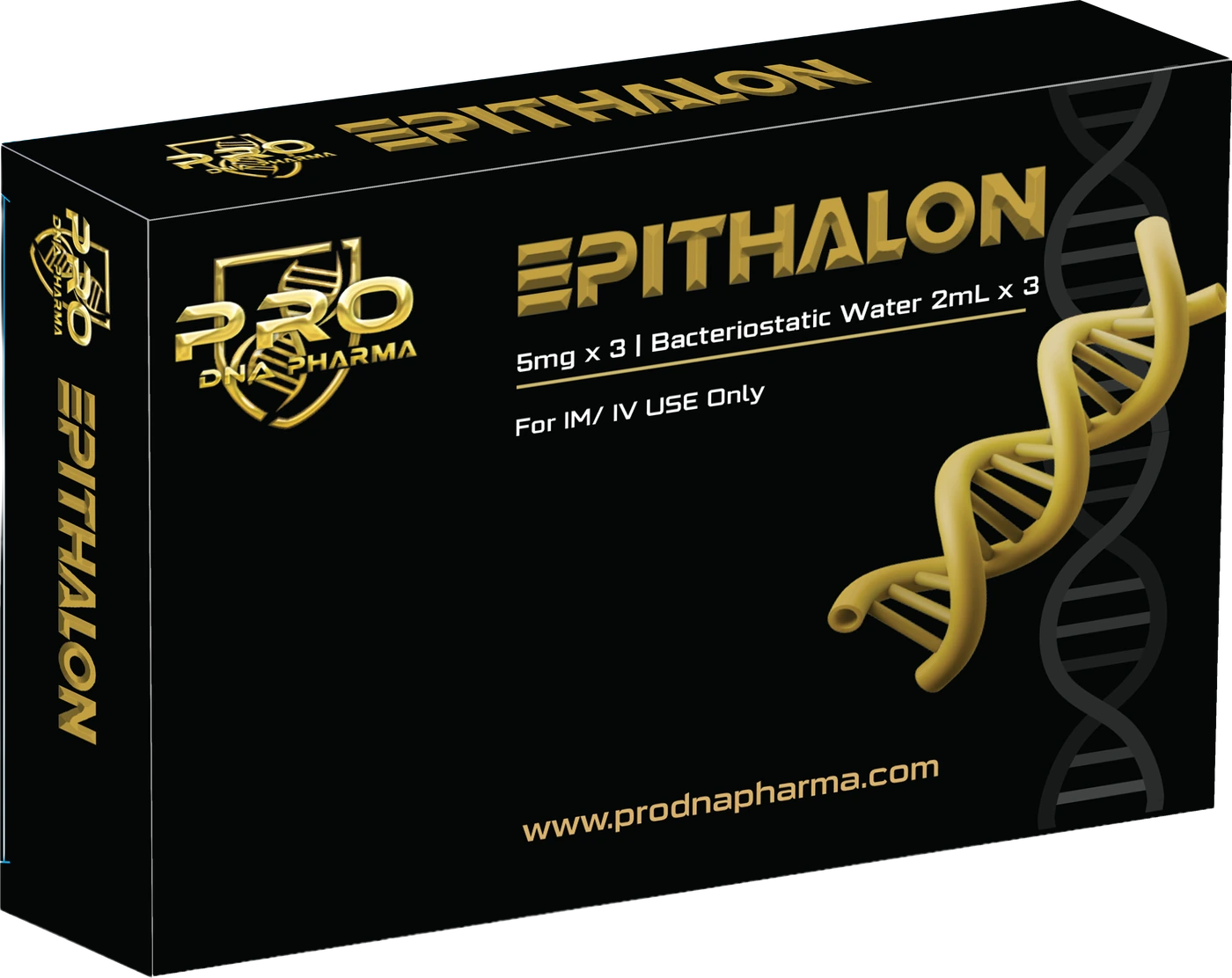 Epithalon 5 mg × 3 — Pro DNA Pharma product packaging