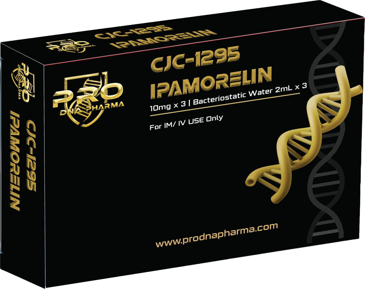 CJC-1295 / Ipamorelin 10 mg × 3 — Pro DNA Pharma product packaging