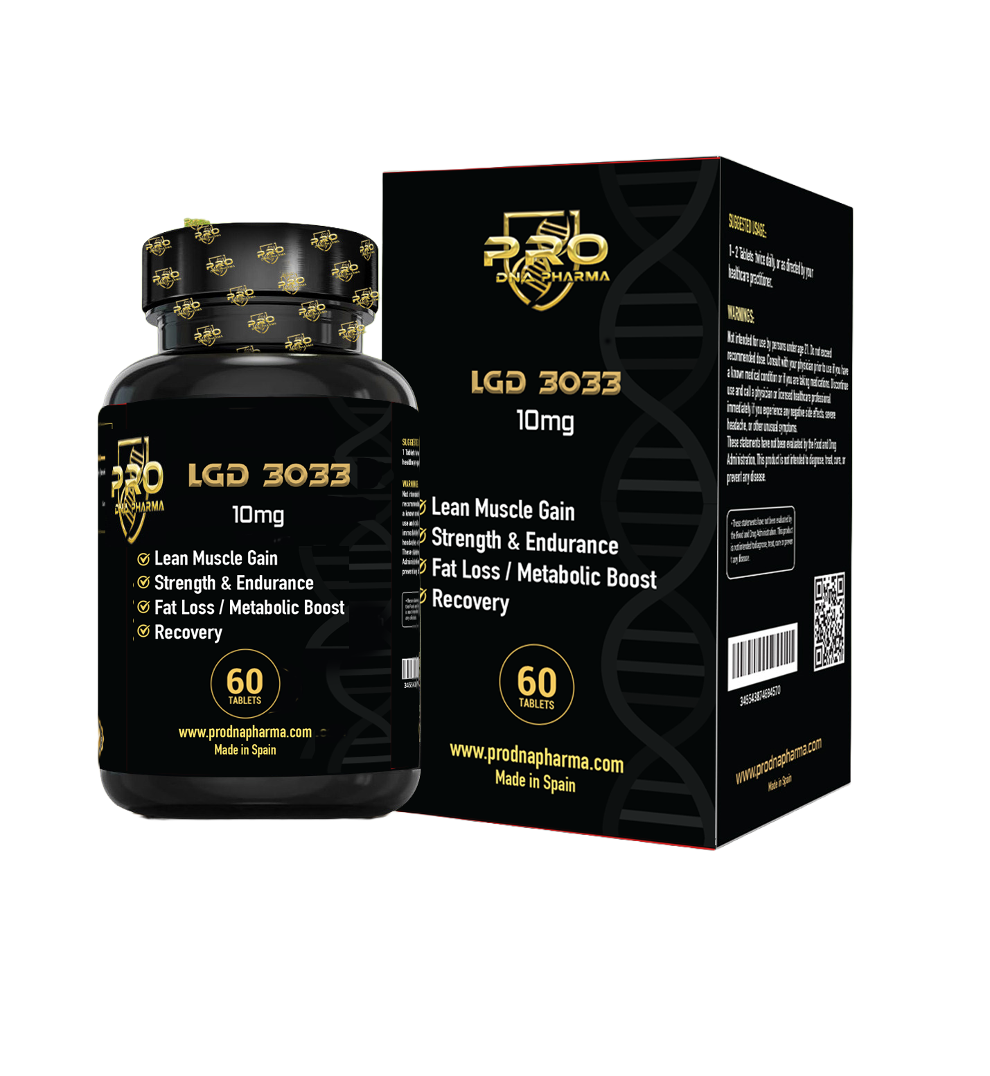 LGD 3033 10 mg — Pro DNA Pharma product packaging