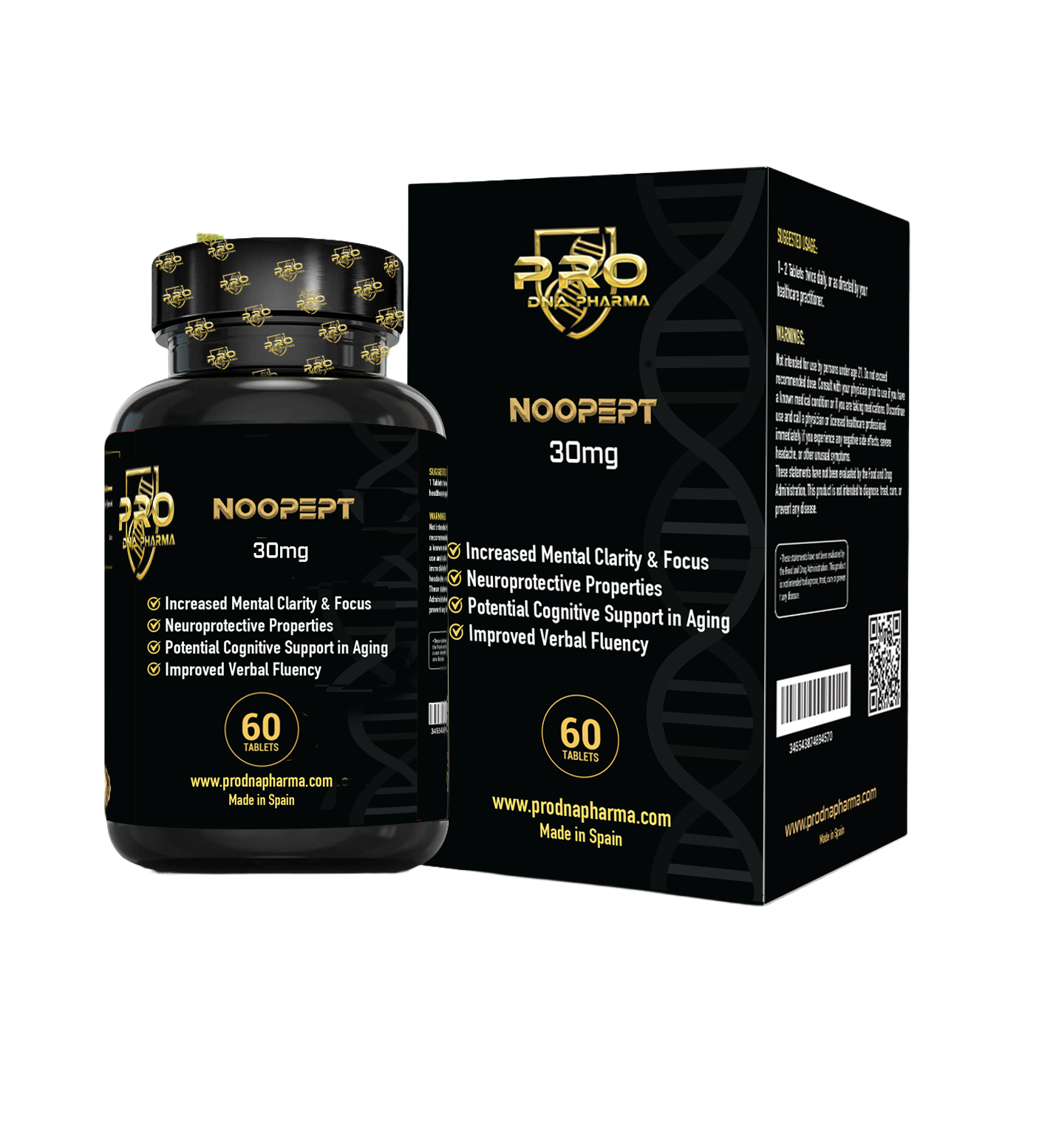 NOOPEPT 30 mg — Pro DNA Pharma product packaging
