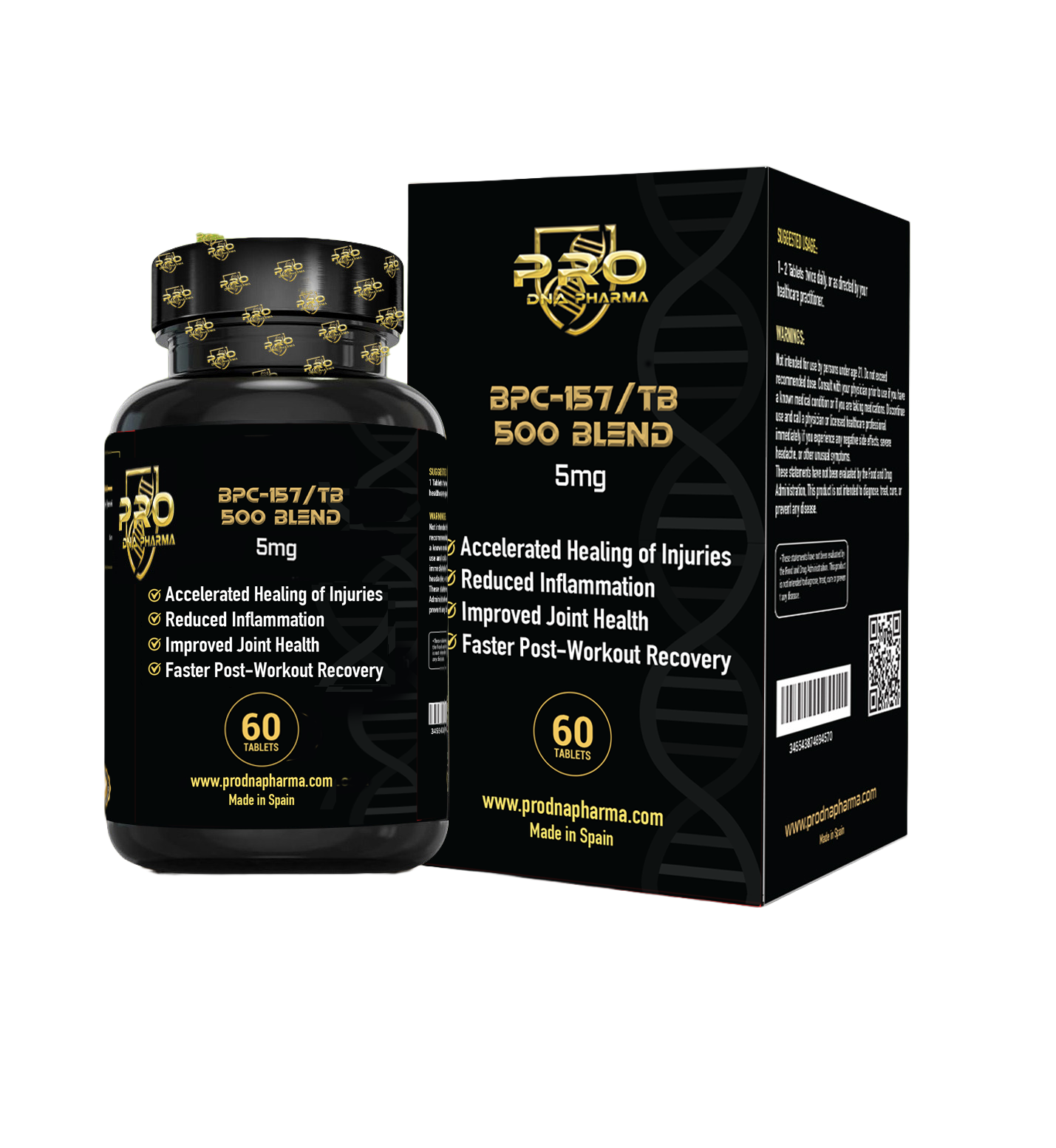 BPC-157/TB 500 BLEND 5 mg — Pro DNA Pharma product packaging
