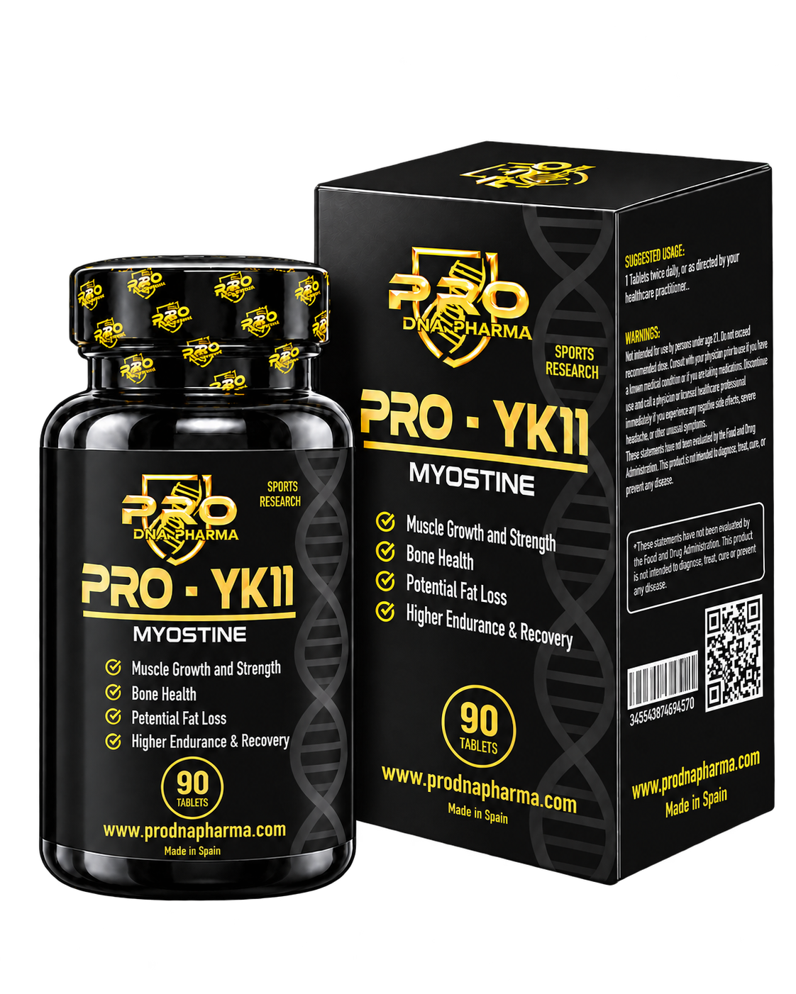PRO - YK11 Not Available — Pro DNA Pharma product packaging