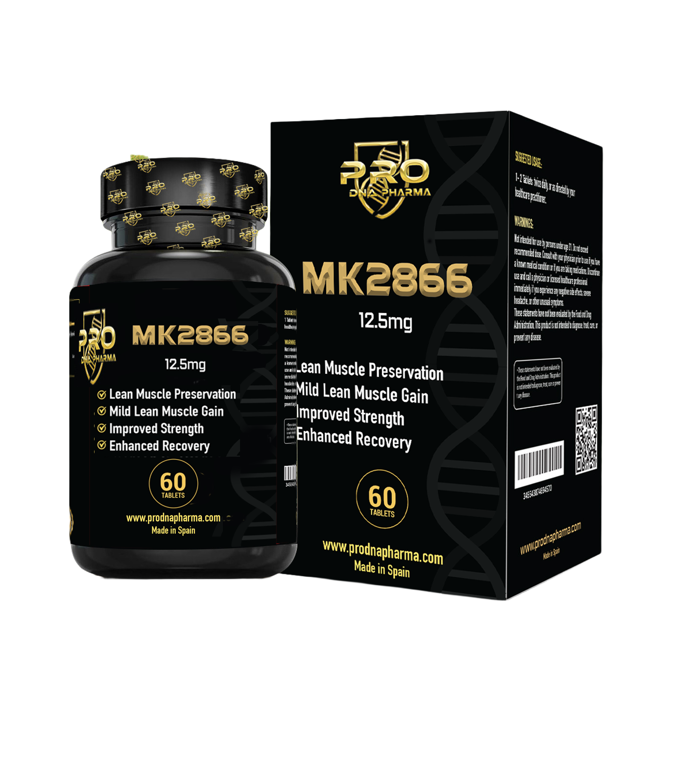 MK2866 12.5 mg — Pro DNA Pharma product packaging