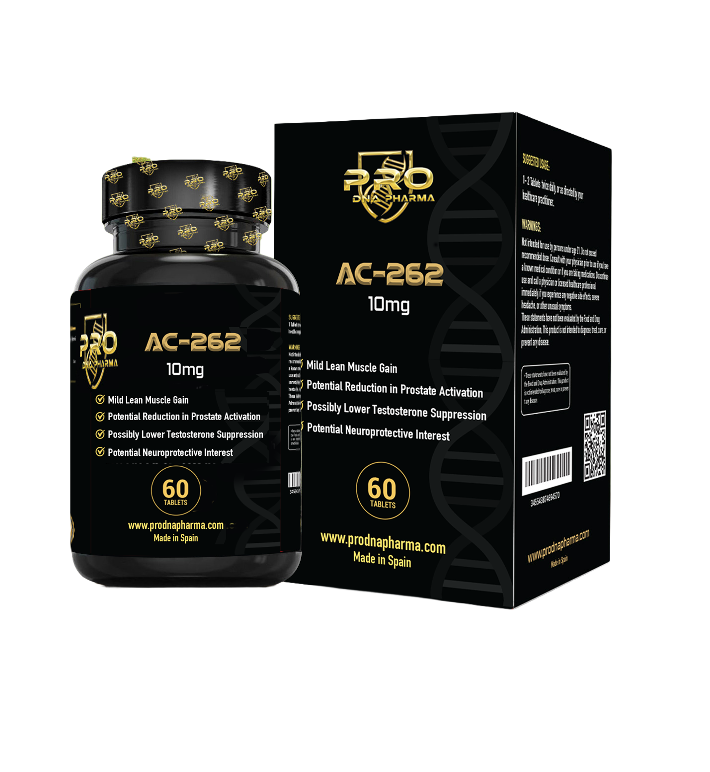 AC-262 10 mg — Pro DNA Pharma product packaging