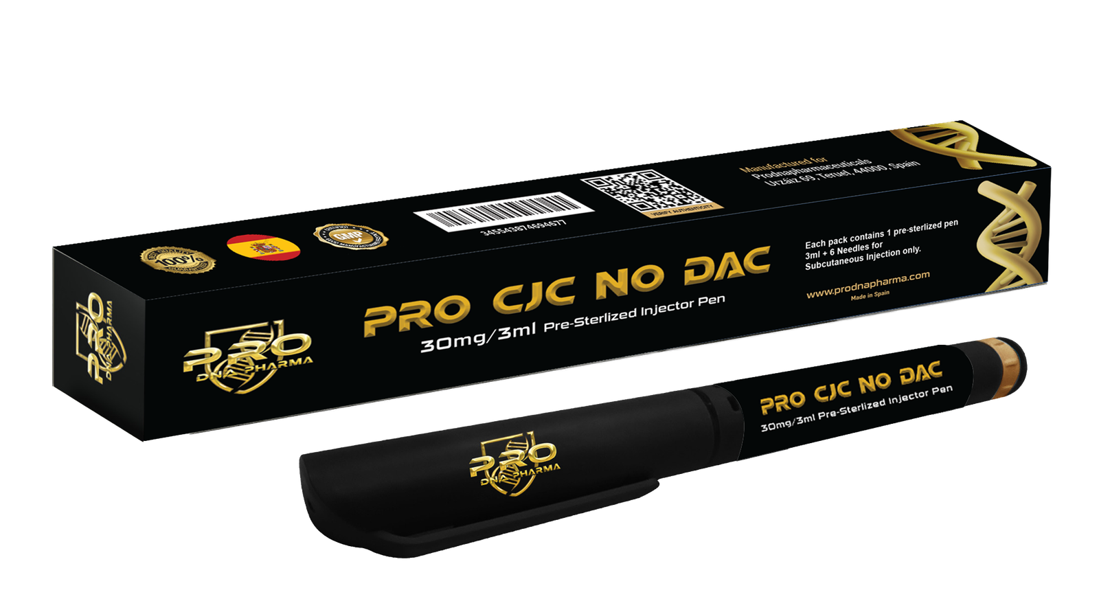 PRO CJC NO DAC 30 mg / 3 ml — Pro DNA Pharma product packaging