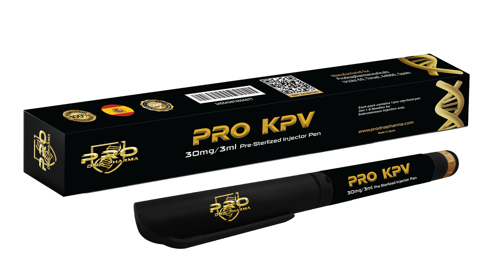 PRO KPV 30 mg / 3 ml — Pro DNA Pharma product packaging
